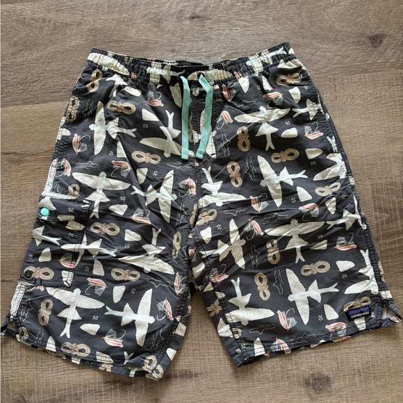 boys patagonia swim shorts size XXL 16-18 - Picture 1 of 4